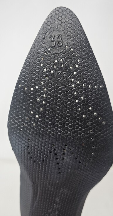 Fly London Ivon Smoke Leather Ankle Snip Boots Sz EU38 US7-7.5 Silver Metallic - Picture 14 of 14